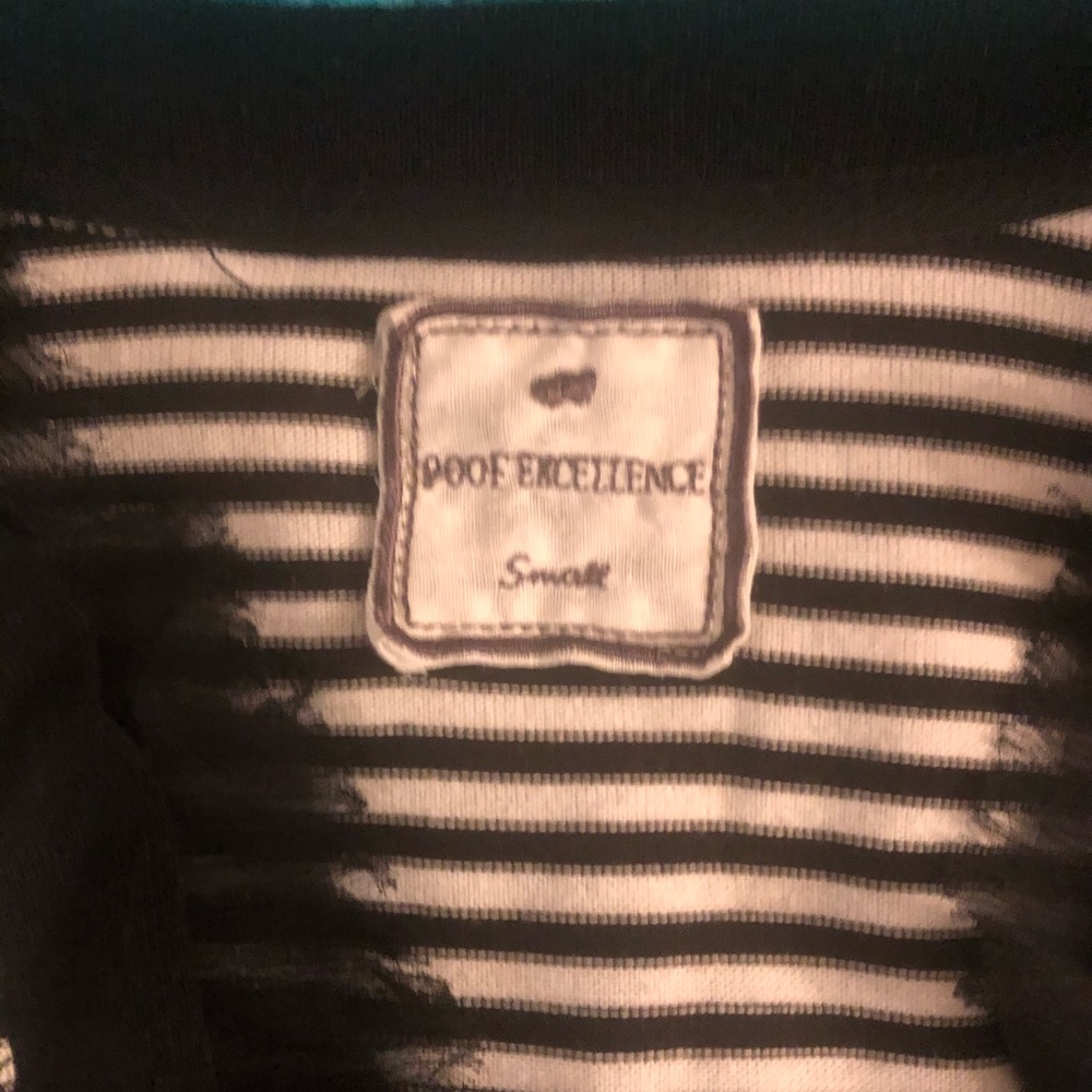 Black and white striped cardigan🖤 - Picture 2 of 4